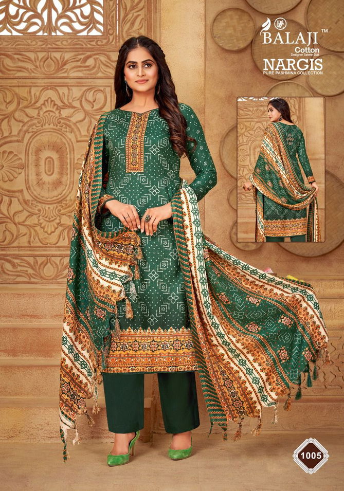 Balaji Nargis Pashmina Wholesale Exclusive Wear Dress Collection